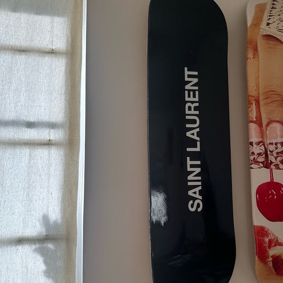 Saint Laurent Black Skateboard Deck - Picture 1 of 2